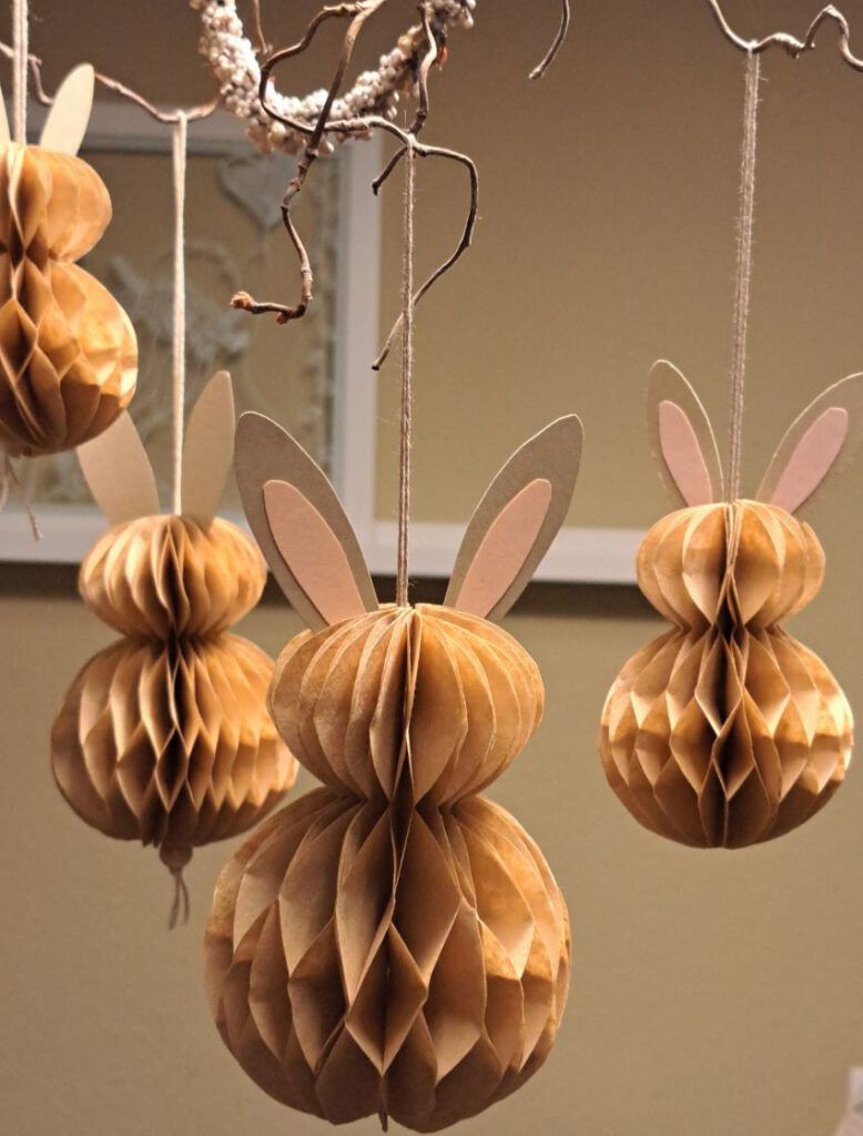 Mehr über den Artikel erfahren Waben-Osterhasen basteln