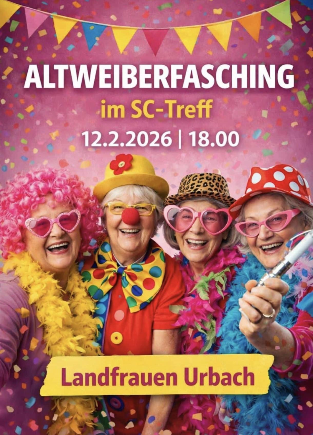 Buntes Faschingstreiben bei den Landfrauen am 12.02.2026