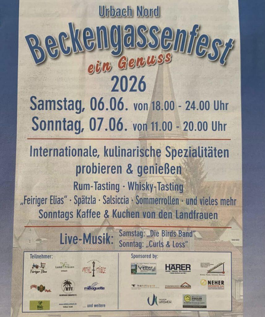 Mehr über den Artikel erfahren Beckengassenfest